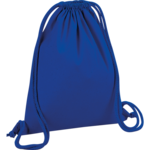 Bright Royal Premium Organic Cotton Drawstring Bag