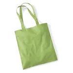 Kiwi Cotton Tote Bag Long Handle