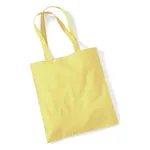 Lemon Cotton Tote Bag Long Handle
