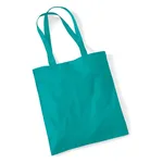 Emerald Cotton Tote Bag Long Handle