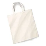 Natural Cotton Tote Bag Short Handle