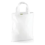 White Mini Cotton Tote Bag