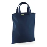 French Navy Mini Cotton Tote Bag