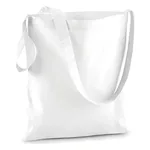 White Cotton Sling Tote Bag