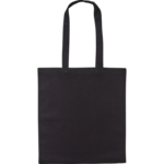 Black Recycled Cotton Shopper