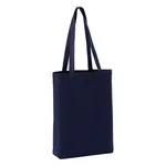 French Dark Navy Recycled Canvas Tote Bag