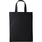 Black Mini Cotton Shopper