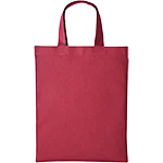 Burgundy Mini Cotton Shopper
