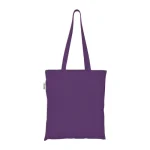 Purple Recycled Cotton Tote Bag