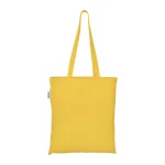 Yellow Recycled Cotton Tote Bag