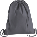 Graphite Grey Premium Cotton Drawstring Bag