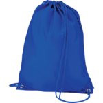Bright Royal Polyester Drawstring Bag thumbnail