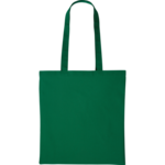 Bottle Green Cotton Shopper Long Handle thumbnail