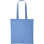 Cornflower Blue Cotton Shopper Long Handle thumbnail