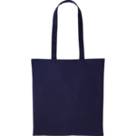 French Dark Navy Cotton Shopper Long Handle thumbnail