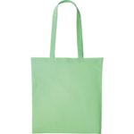 Pastel Green Cotton Shopper Long Handle thumbnail