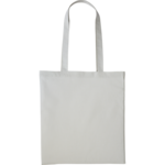 Pastel Grey Cotton Shopper Long Handle thumbnail