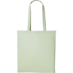 Pastel MInt Cotton Shopper Long Handle thumbnail