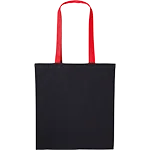Black-Fire Red Cotton Shopper Contrast Handle thumbnail
