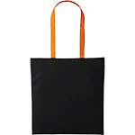 Black-Orange Cotton Shopper Contrast Handle thumbnail