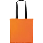 Orange-Black Cotton Shopper Contrast Handle thumbnail