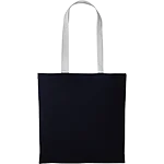 Oxford Navy-White Cotton Shopper Contrast Handle thumbnail