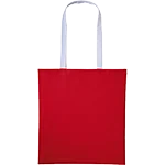 Red-White Cotton Shopper Contrast Handle thumbnail