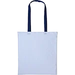 White-Royal Cotton Shopper Contrast Handle thumbnail