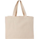Natural Premium Recycled Large Canvas Tote thumbnail