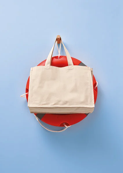 Premium Recycled Large Canvas Tote lifestyle 03