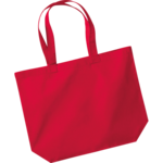 Classic Red Premium Organic Cotton Maxi Tote thumbnail