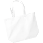 White Premium Organic Cotton Maxi Tote thumbnail