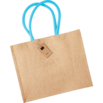 Natural-Surf Blue Classic Jute Bag thumbnail