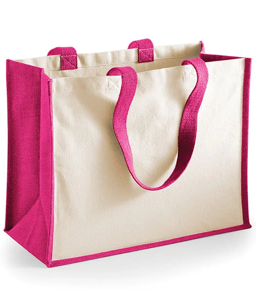 Classic Jute Cotton Canvas Bag lifestyle 04