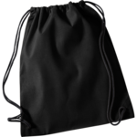 Black Rope Cotton Drawstring Bag thumbnail