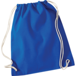 Bright Royal Cotton Drawstring Bag thumbnail