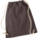 Chocolate Cotton Drawstring Bag thumbnail
