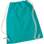 Emerald Cotton Drawstring Bag thumbnail