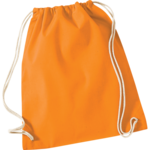Orange Cotton Drawstring Bag thumbnail