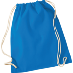 Sapphire Cotton Drawstring Bag thumbnail