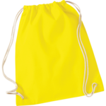 Yellow Cotton Drawstring Bag thumbnail